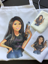 Load image into Gallery viewer, SPECIAL OFFER: GOT CRAFT FAIR? CUSTOM APRON, WAFFLE TOWEL AND MICROFIBER CLOTH SET