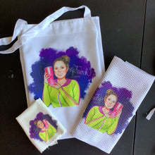 Load image into Gallery viewer, SPECIAL OFFER: GOT CRAFT FAIR? CUSTOM APRON, WAFFLE TOWEL AND MICROFIBER CLOTH SET