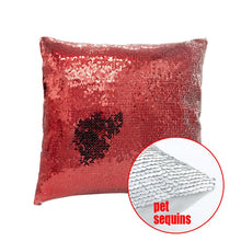 Load image into Gallery viewer, RTS- GLITTER PILLOW CASE 16X16
